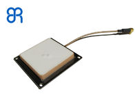Warna Putih UHF Keramik Antena RFID Ukuran Kecil Polarisasi Melingkar 2dBic Antena Pembaca UHF RFID