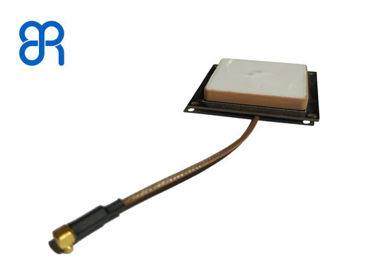 Antena Keramik RFID UHF Putih 902-928MHz untuk Konektor SMA Pembaca Genggam RFID